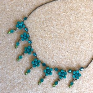 VTG Michal Negrin Victorian Style Crystal Necklace